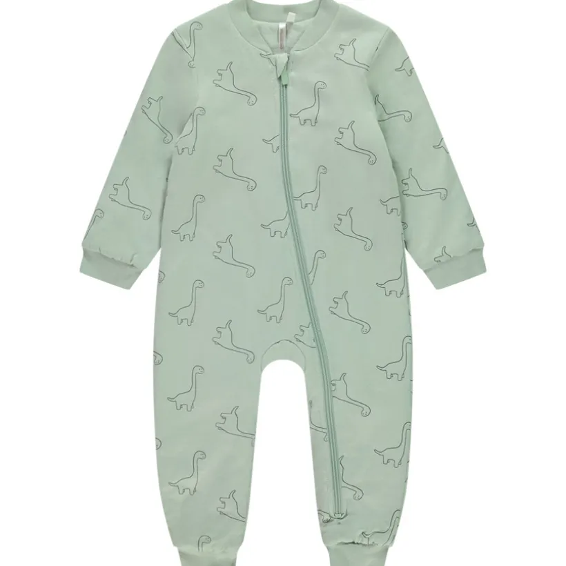 Surpyjama ouatiné et imprimé à zip pour bébé garçon