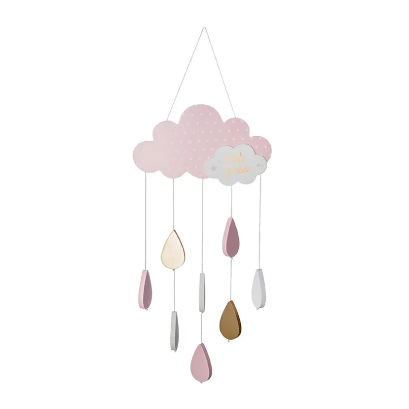 Suspensions Nuage - Rose