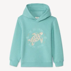 Sweat à capuche en molleton avec broderie fantaisie pour garçon
