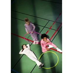 Sweat en molleton gratté uni avec broderie pour fille
