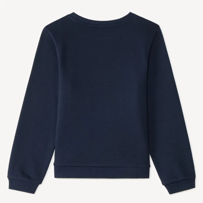 Sweat en molleton imprimé fantaisie pailleté pour fille