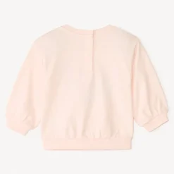 Sweat en molleton motif fantaisie en bouclette pour bébé fille