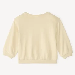Sweat en molleton 1/2 oversize print fantaisie pour bébé fille