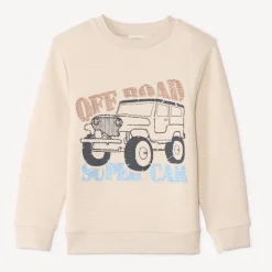 Sweat en molleton texturé fantaisie pour garçon