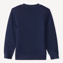 Sweat en molleton texturé fantaisie pour garçon
