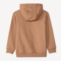 Sweat en molleton uni avec print et puff print fantaisie pour garçon