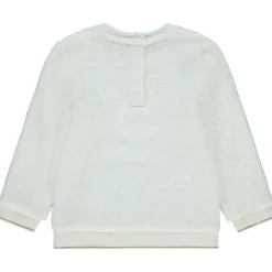 Sweat en sherpa avec broderie et oreilles ludiques pour bébé fille