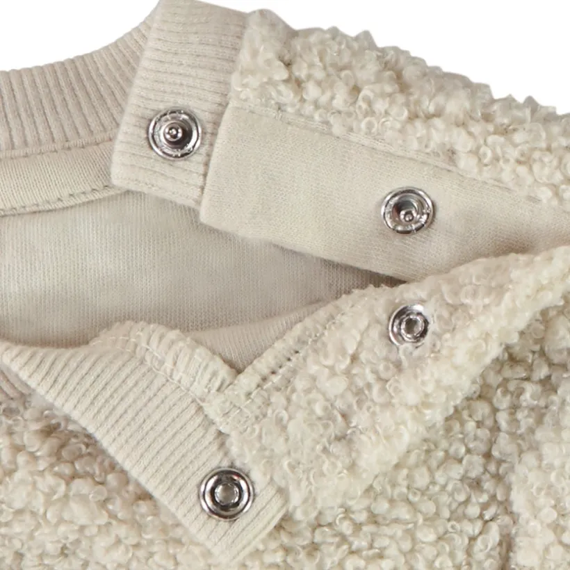 Sweat en sherpa ludique phoque pour bébé garçon