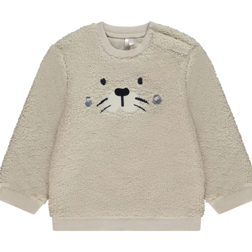Sweat en sherpa ludique phoque pour bébé garçon