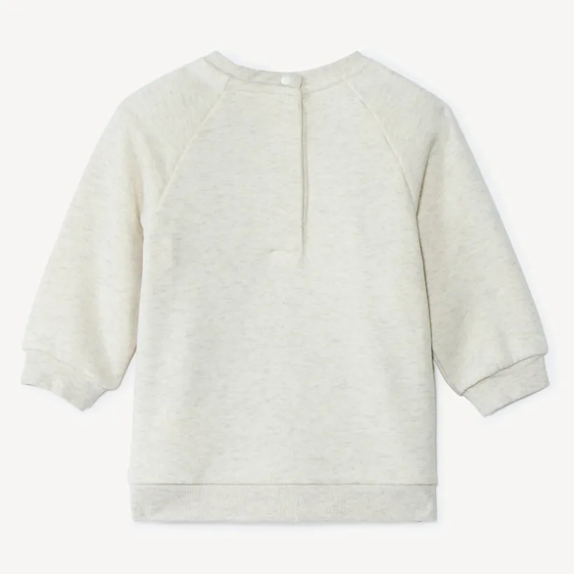 Sweat ludique bi-matière pour bébé garçon