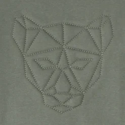 Sweat molleton avec animal surpiqué pour garçon