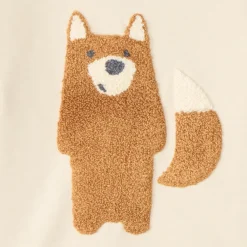 Sweat molleton avec broderie loop animal pour bébé garçon