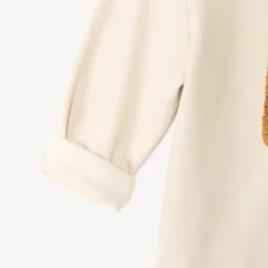 Sweat molleton avec broderie loop animal pour bébé garçon
