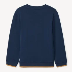 Sweat molleton avec broderie effet bouclette pour garçon