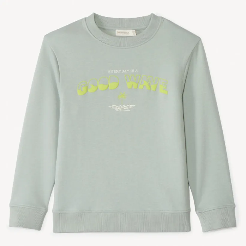 Sweat molleton avec puff print pour garçon