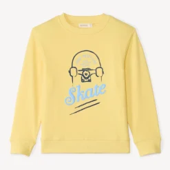 Sweat molleton avec puff print pour garçon
