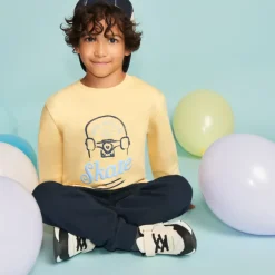 Sweat molleton avec puff print pour garçon