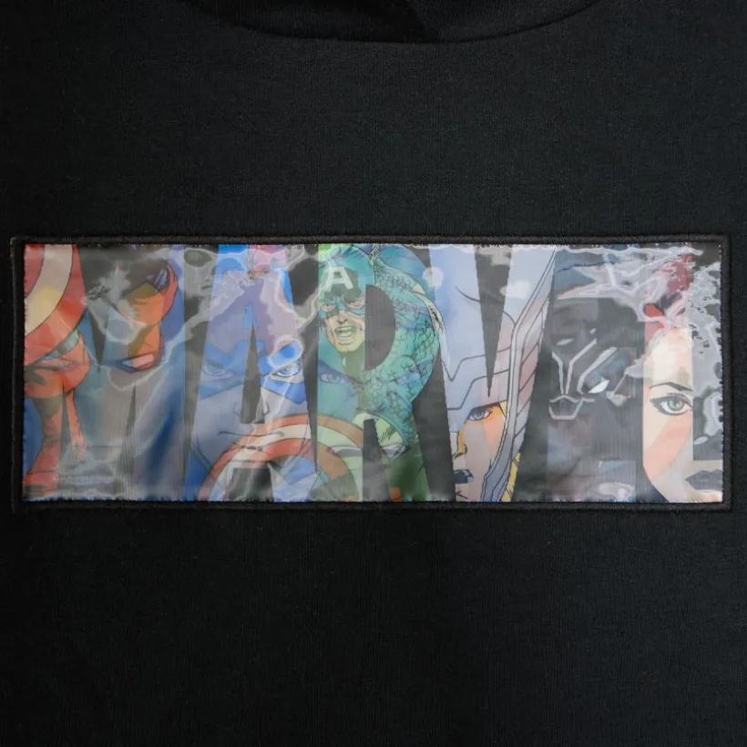 Sweat molleton à capuche et print Marvel pour garçon