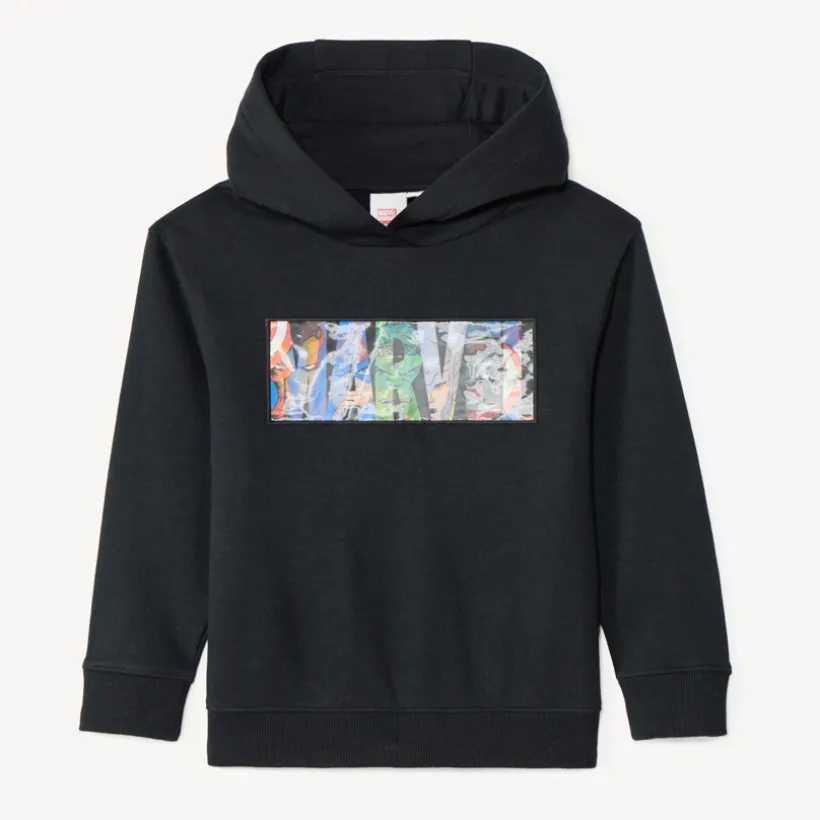 Sweat molleton à capuche et print Marvel pour garçon