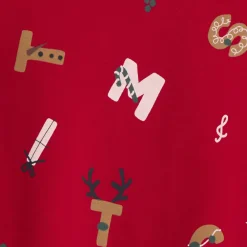 Sweat molleton de noël imprimé lettres pour garçon