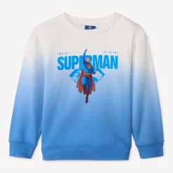 Sweat molleton effet dégradé Superman Warner pour garçon