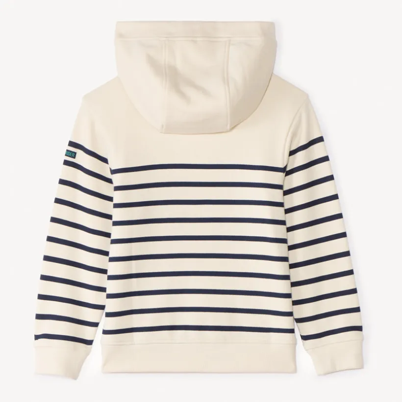 Sweat molleton esprit marinière pour garçon