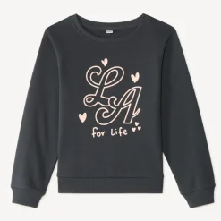 Sweat molleton fantaisie pour fille