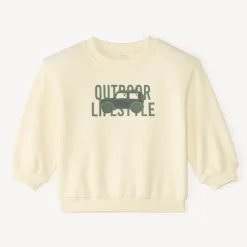 Sweat molleton oversize bébé garçon print fantaisie