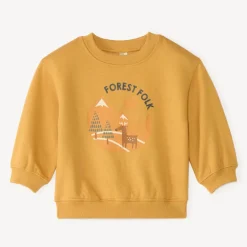 Sweat molleton oversize bébé garçon print fantaisie