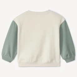 Sweat molleton oversize bicolore motif scooter pour bébé garçon