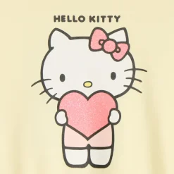 Sweat molleton oversize Hello Kitty pour fille