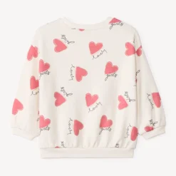 Sweat molleton oversize imprimé pour bébé fille