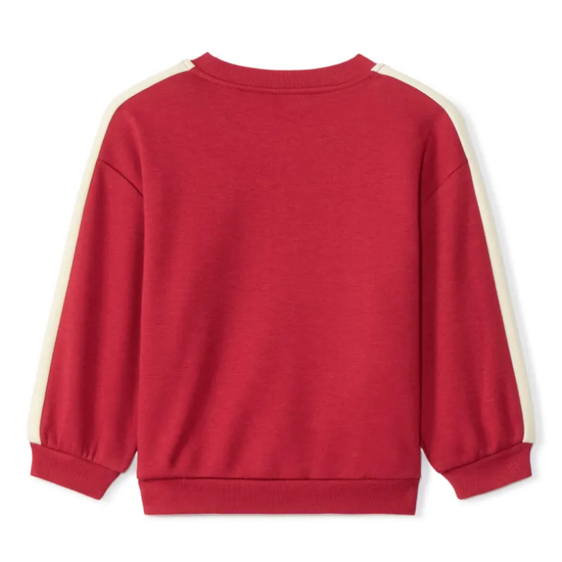 Sweat molleton oversize motif basket pour bébé garçon