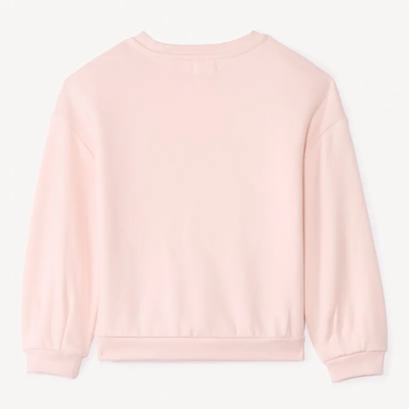 Sweat molleton oversize à papillons pour fille