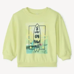 Sweat molleton oversize photoprinté pour bébé garçon