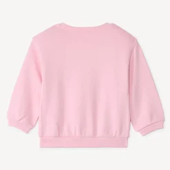 Sweat molleton oversize printé pour bébé fille