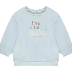 Sweat molleton oversize printé pour bébé fille