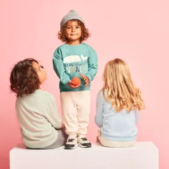 Sweat molleton oversize printé pour bébé garçon