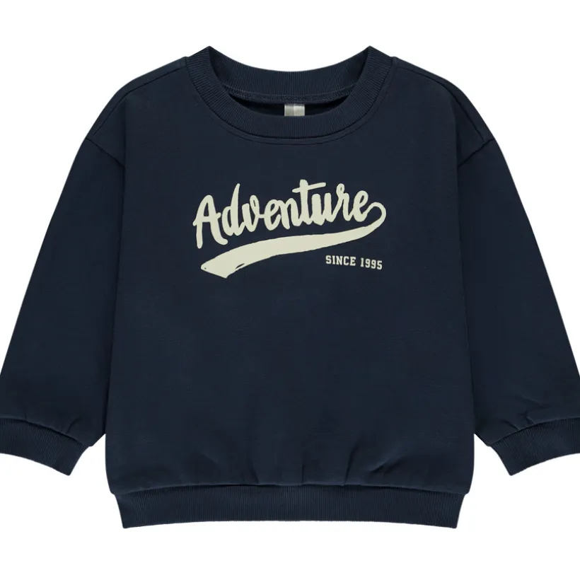 Sweat molleton oversize printé pour bébé garçon