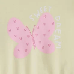 Sweat molleton oversize printé pour bébé fille