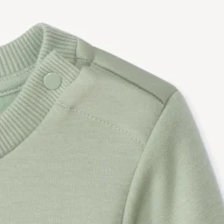 Sweat molleton à patchs bouclettes pour bébé fille