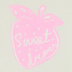 Sweat molleton print fraise pour bébé fille