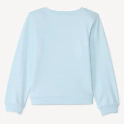 Sweat molleton printé à paillettes pour fille