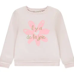 Sweat molleton printé pour fille