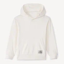Sweat molleton uni à capuche pour garçon