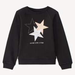 Sweat molleton uni fantaisie pour fille