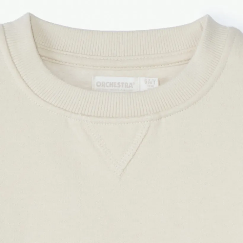 Sweat molleton uni pour garçon