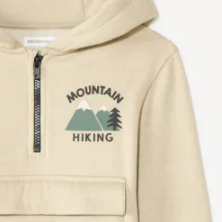 Sweat molleton zippé à capuche pour garçon