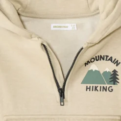 Sweat molleton zippé à capuche pour garçon