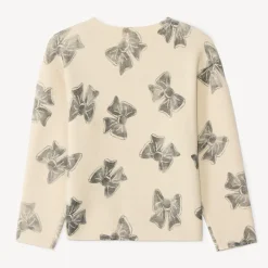 Sweat oversize en milano imprimé fantaisie pour fille
